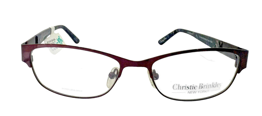 CHRISTIE BRINKLEY WP CHR C308 BROWN AUTHENTIC EYEGLASSES FRAMES 53-16-135